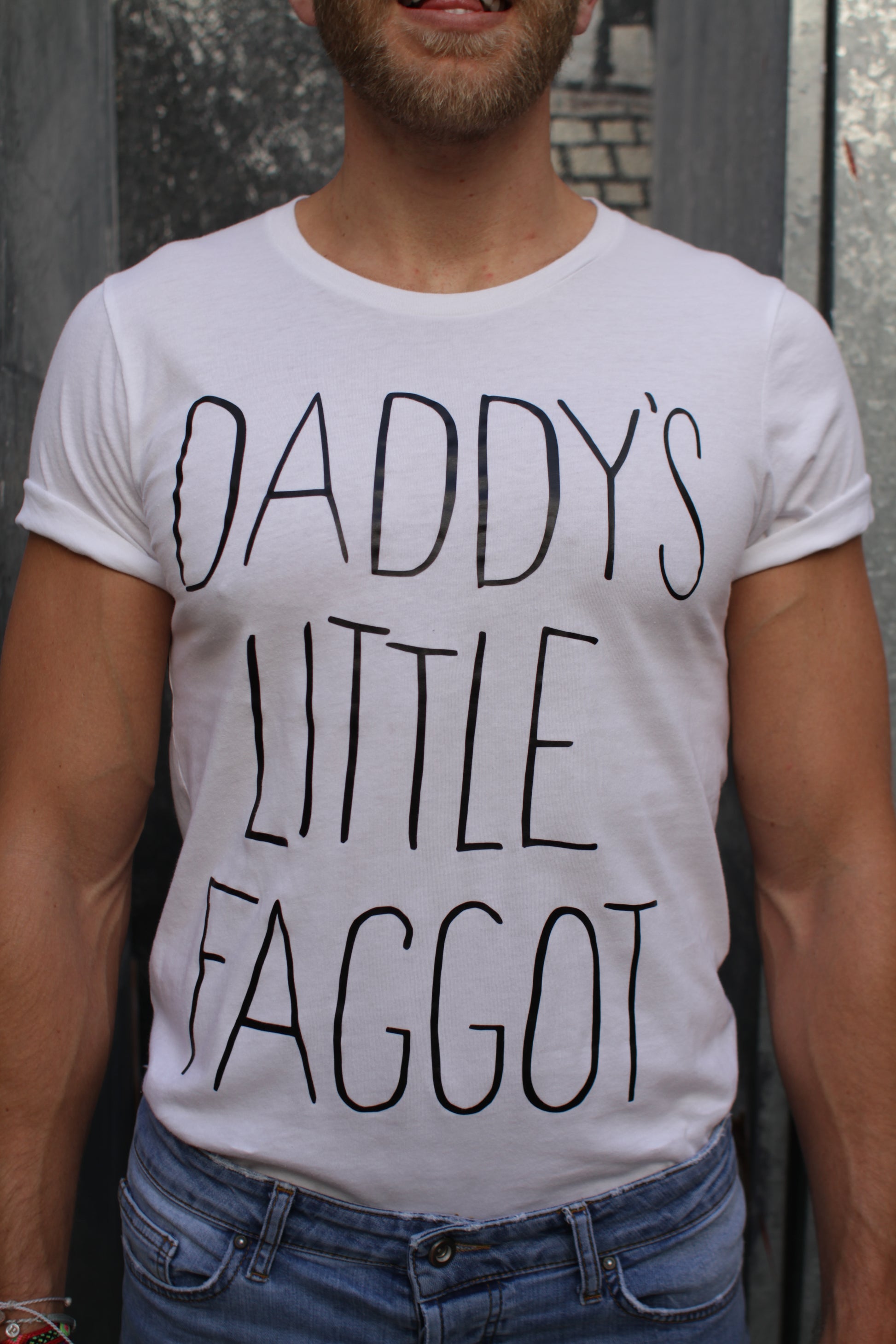 DADDY'S LITTLE FAGGOT tee